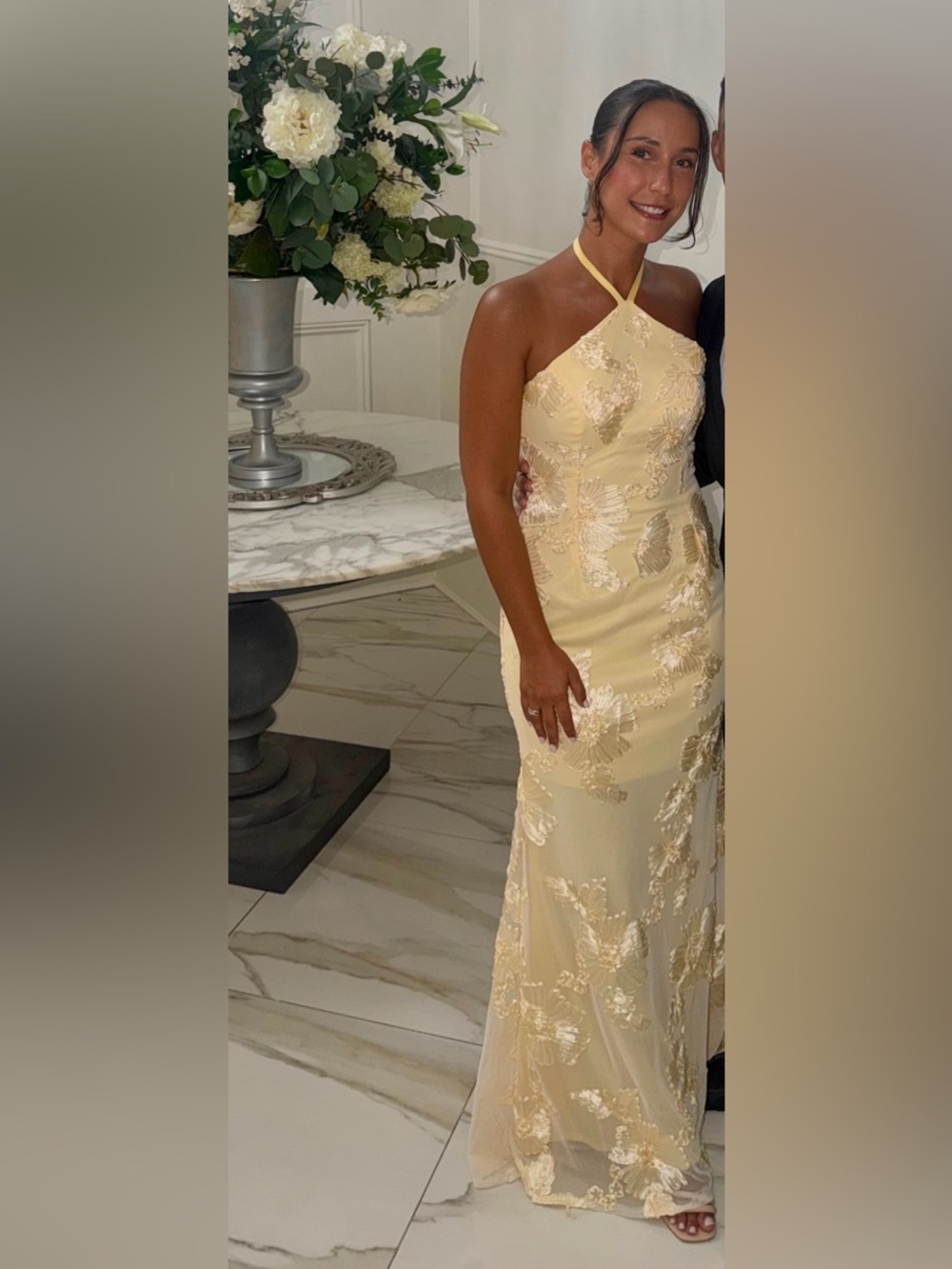 Yellow Hater Mermaid Tulle Dress